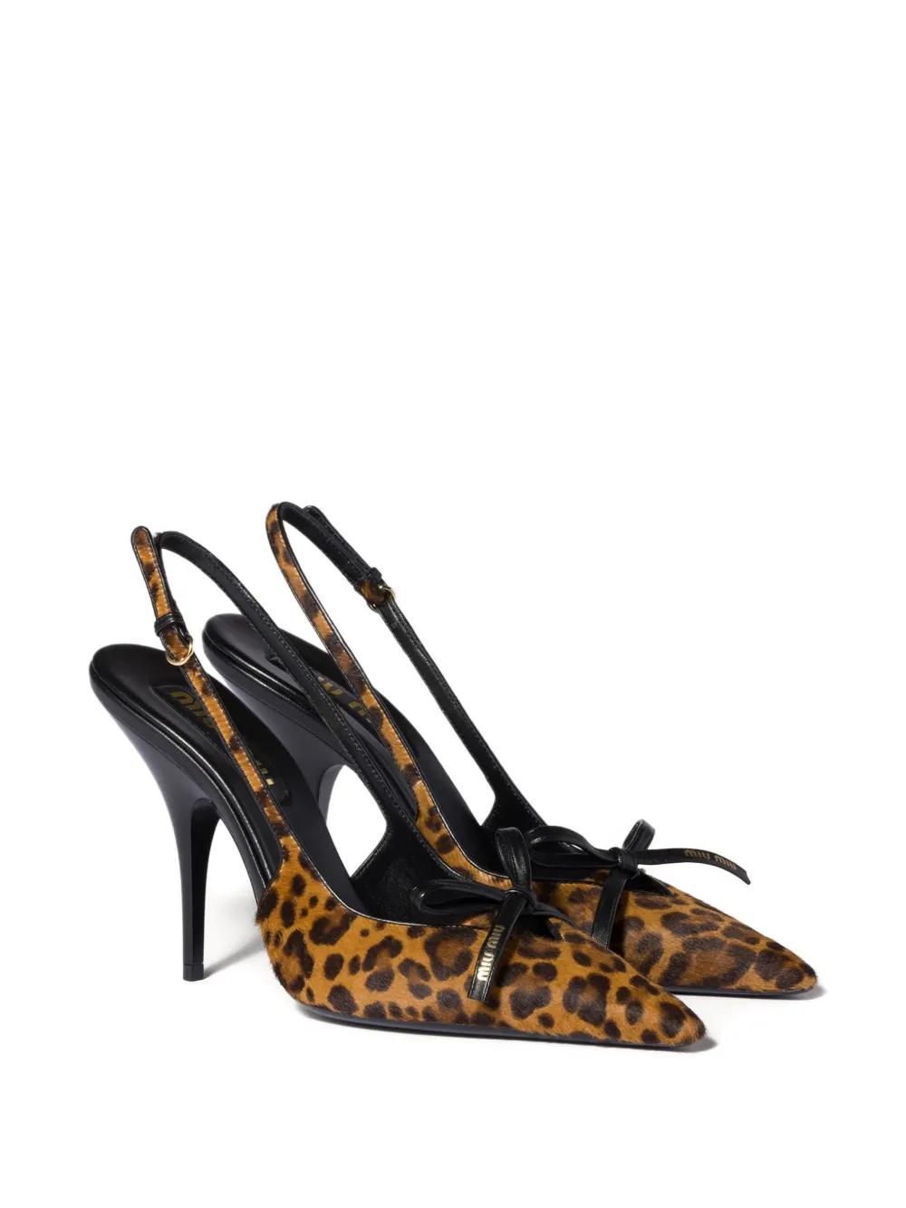 Miu Miu logo-print pumps | Heeled Pumps | Image 2
