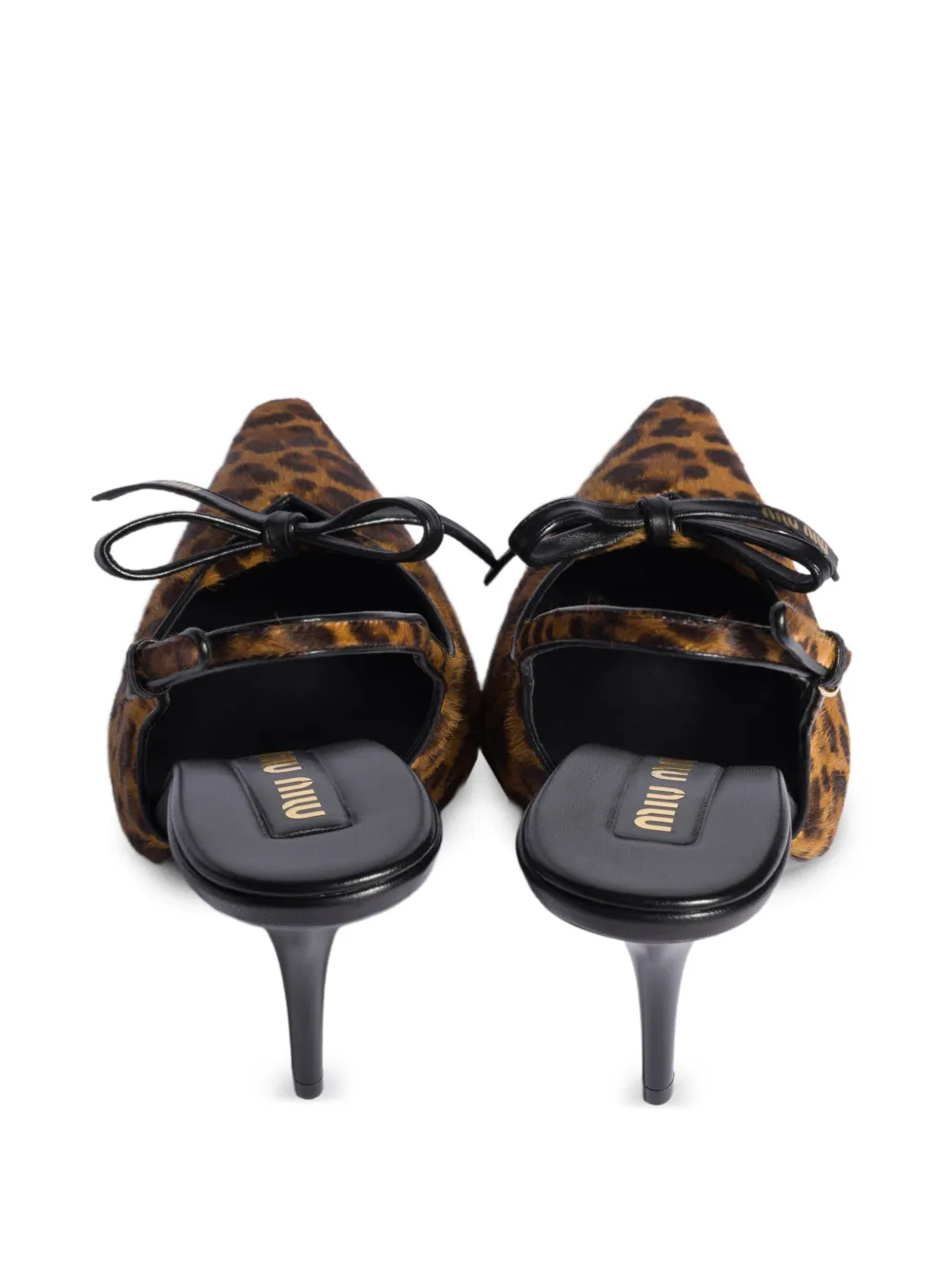 logo-print pumps