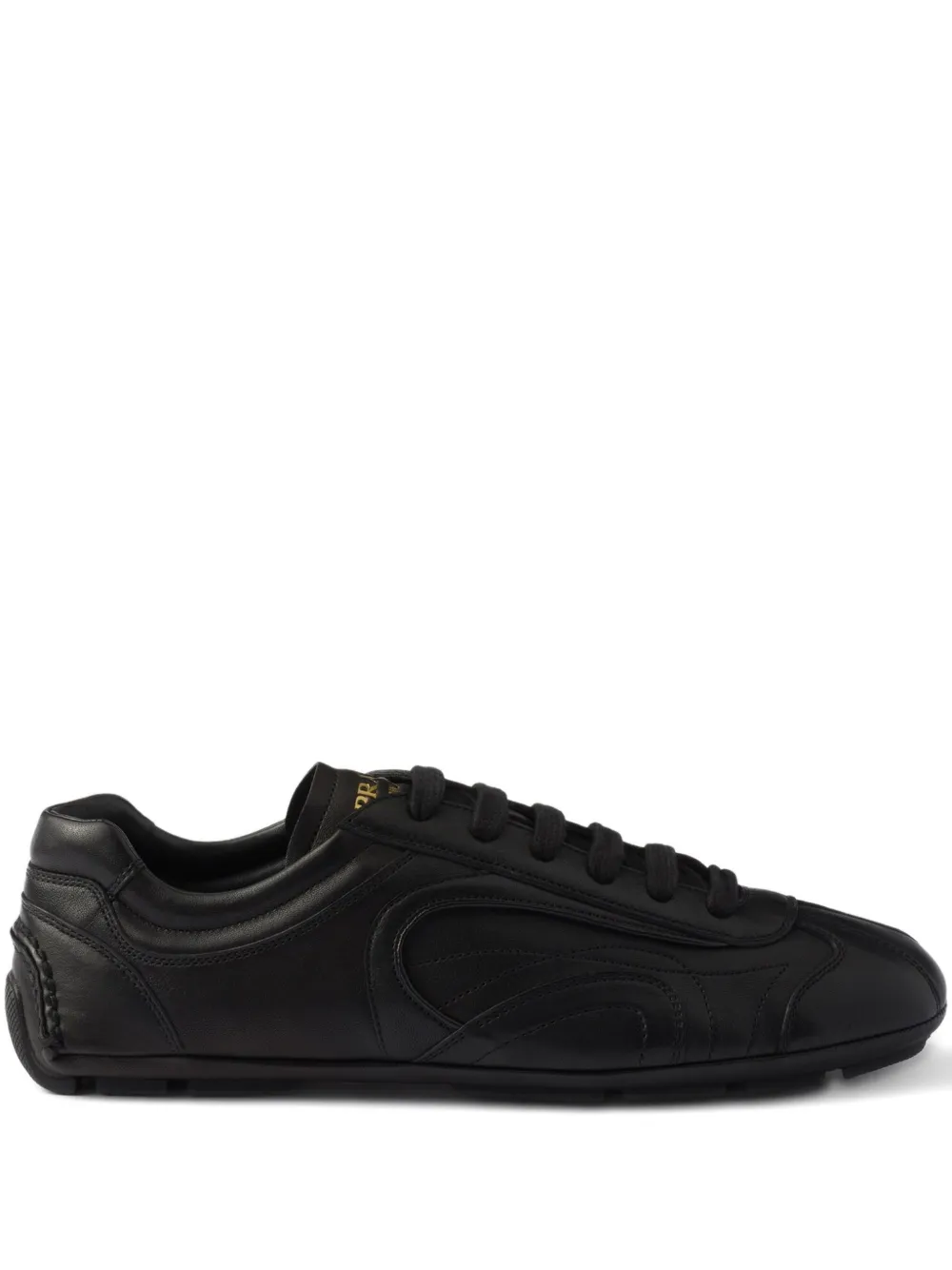 Prada sporty stitching re-edition sneakers - Nero