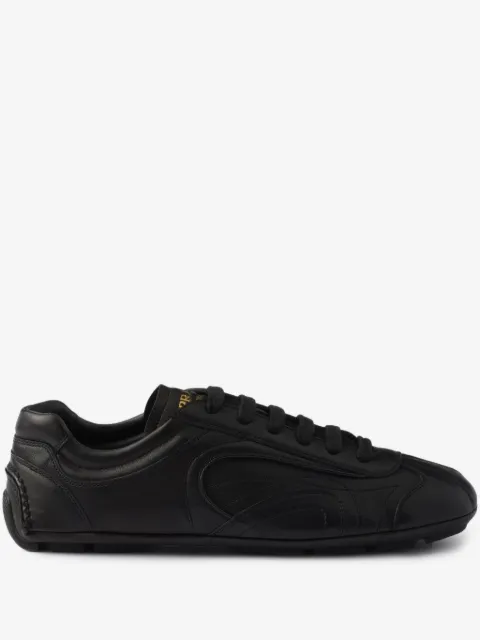 Prada Montecarlo Re-edition 2005 antiqued nappa leather sneakers