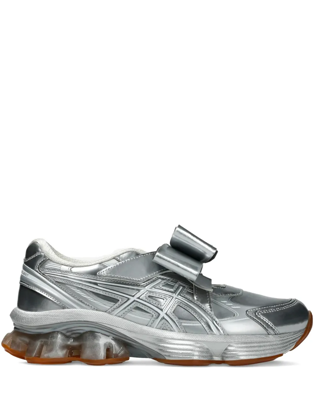 ASICS x Shushu Tong Gel-Kinetic Fluent sneakers met strik Zilver