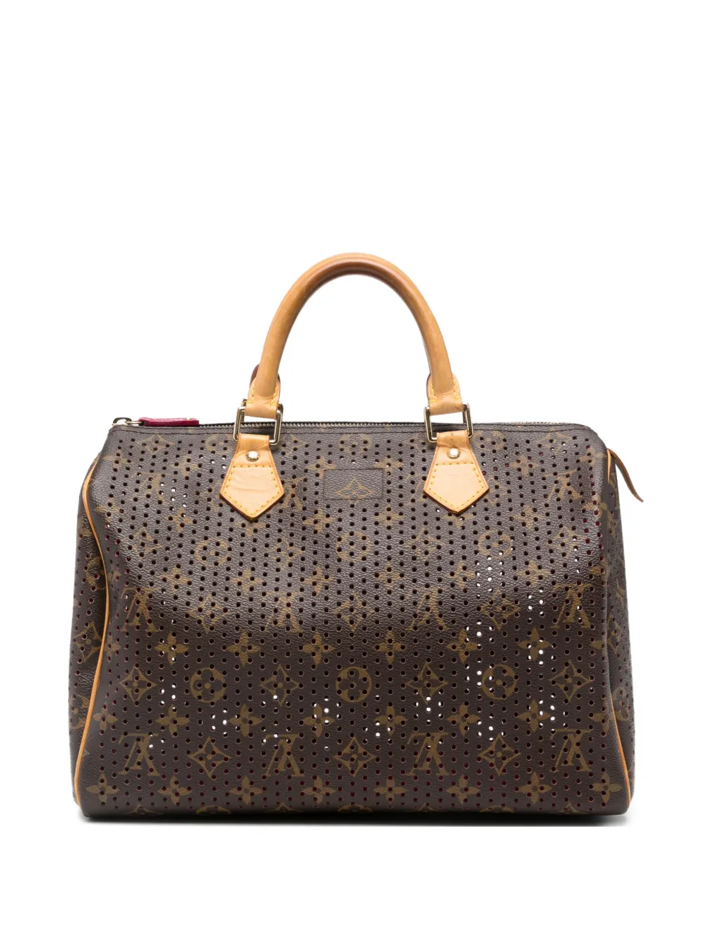 Louis Vuitton Pre-Owned Speedy 30 perforated monogram leather tote bag - Marrone