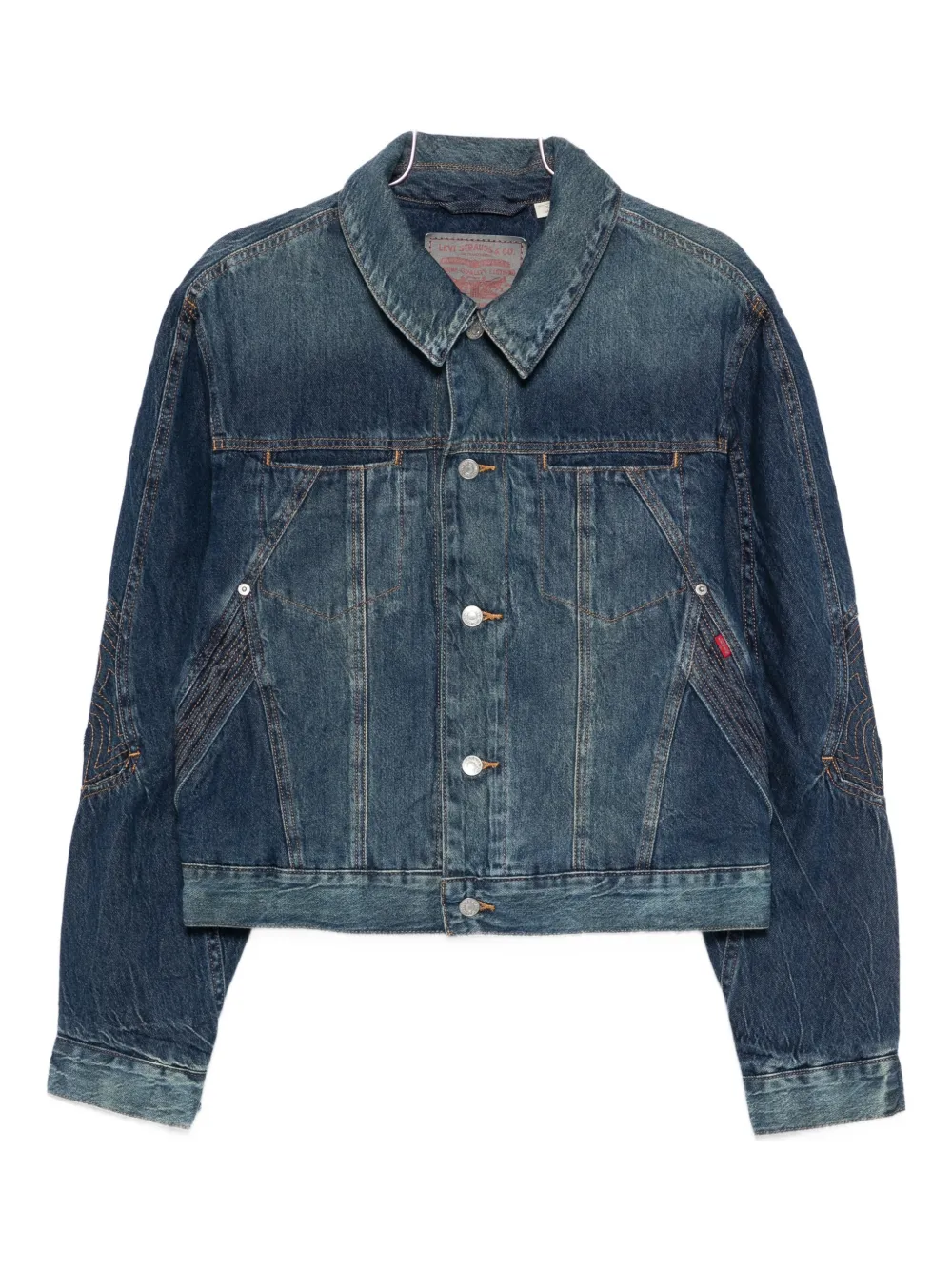 Kiko Kostadinov x Levi´s Articulate buttoned panelled jacket - Blu