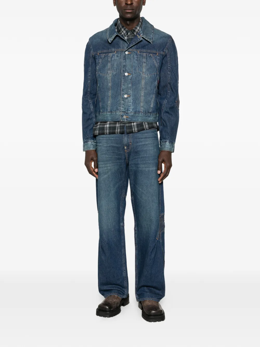 Kiko Kostadinov x Levi´s Articulate buttoned panelled jacket | Denim Jackets | Image 2