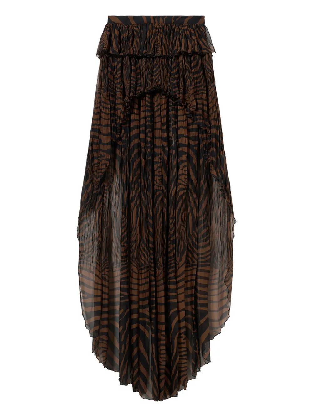 Blumarine asymmetrical skirt - Marrone