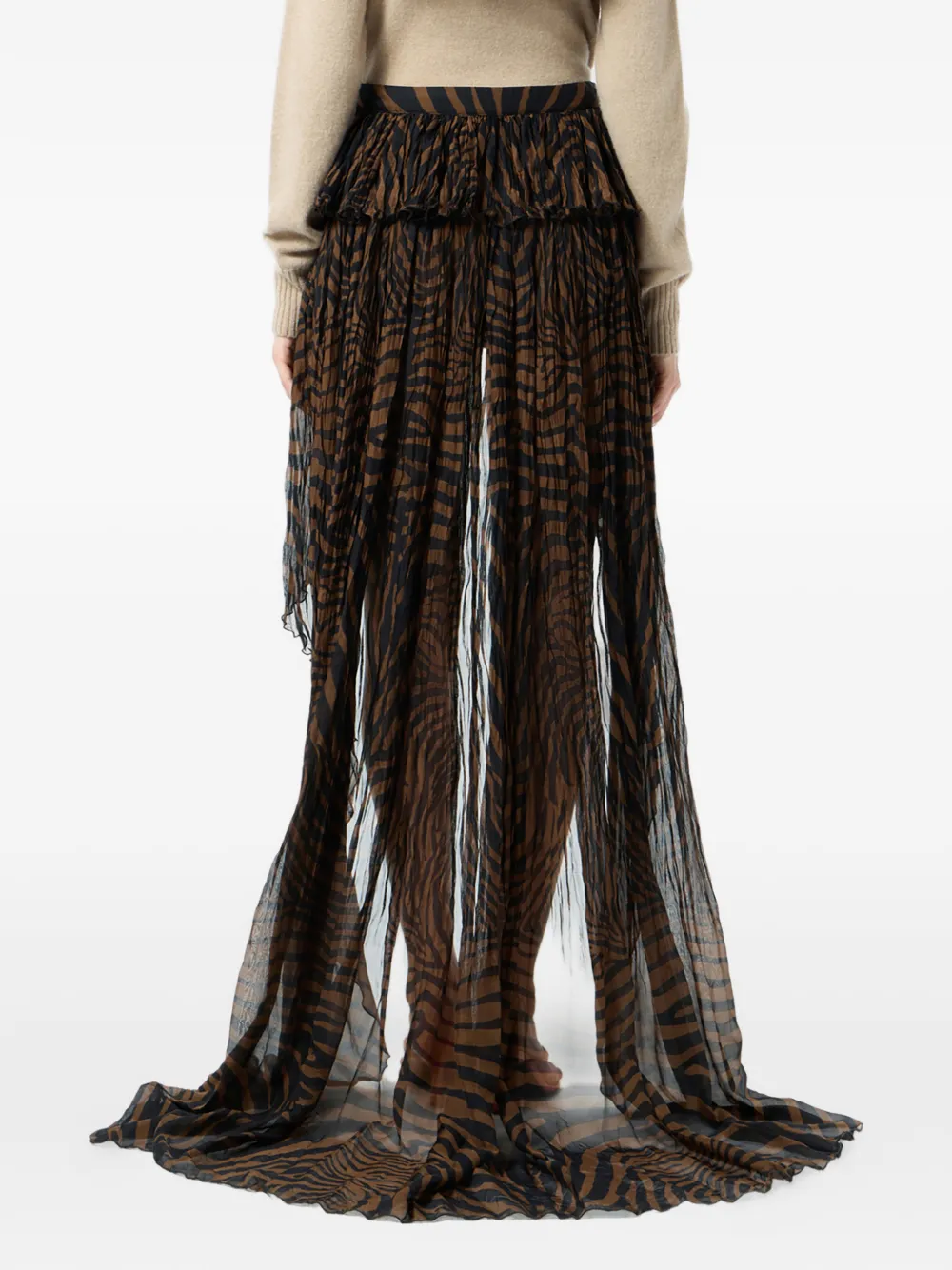 Blumarine Asymmetrische rok Bruin