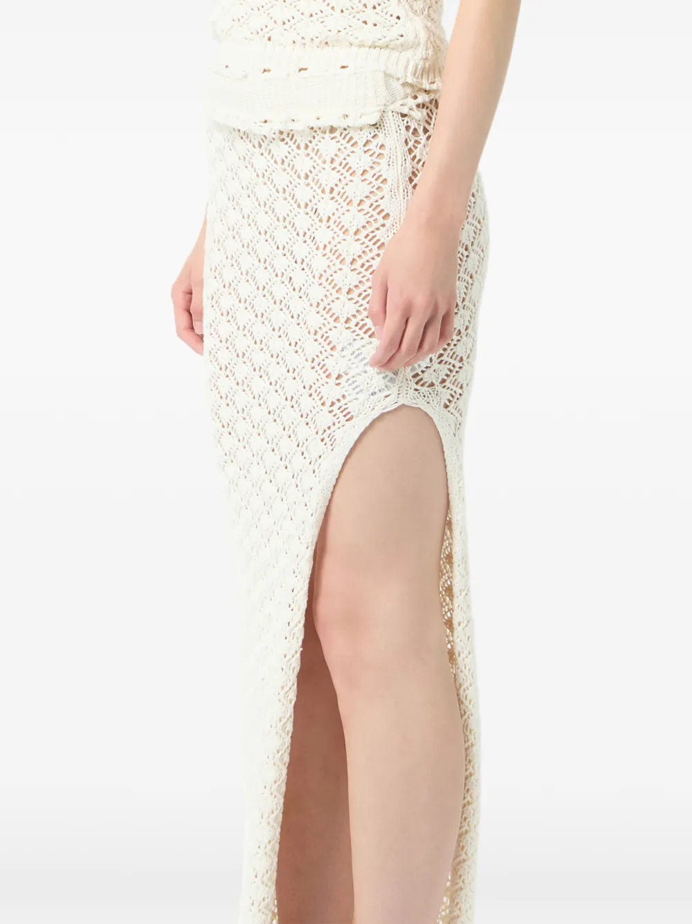 Side-Split Maxi Skirt