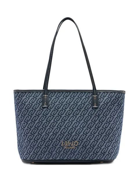LIU JO jacquard tote bag