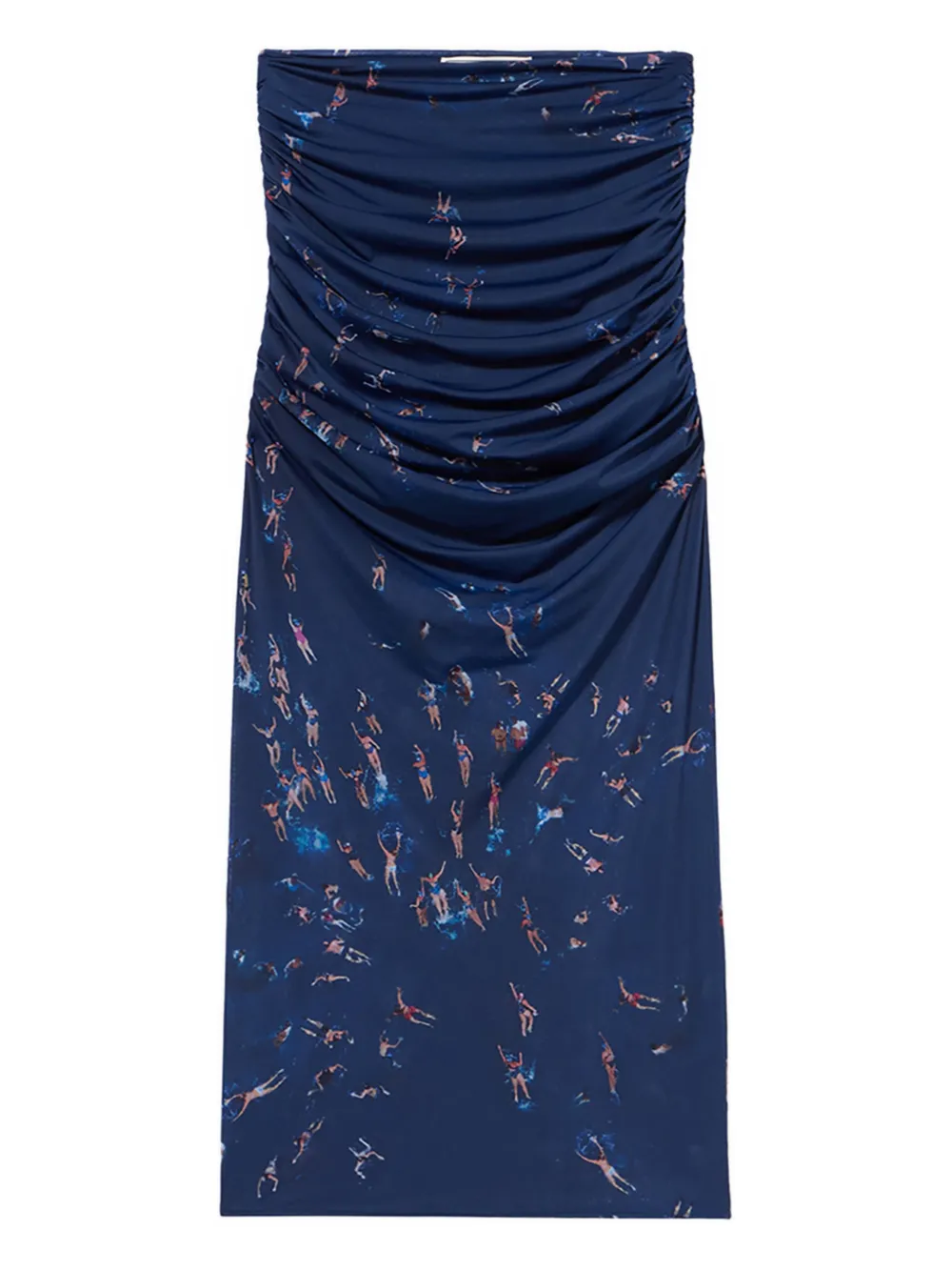 Blumarine swimmers-print midi skirt | azul | Image 1