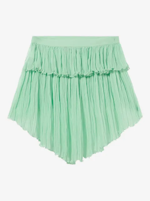 Blumarine falda corta con dobladillo asimétrico