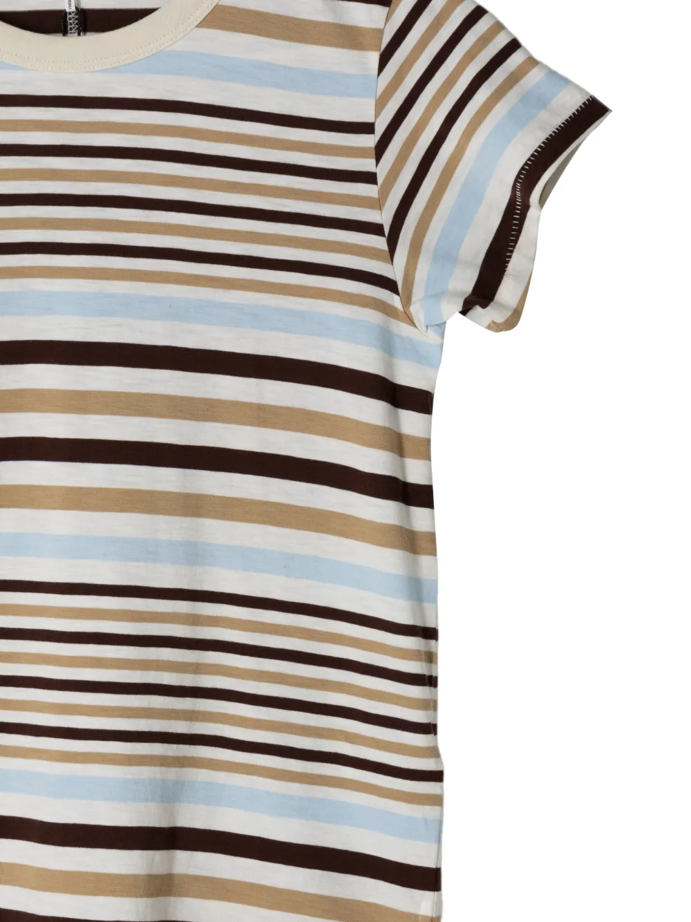  Rag & Bone Slub Striped-pattern T-shirt - White 