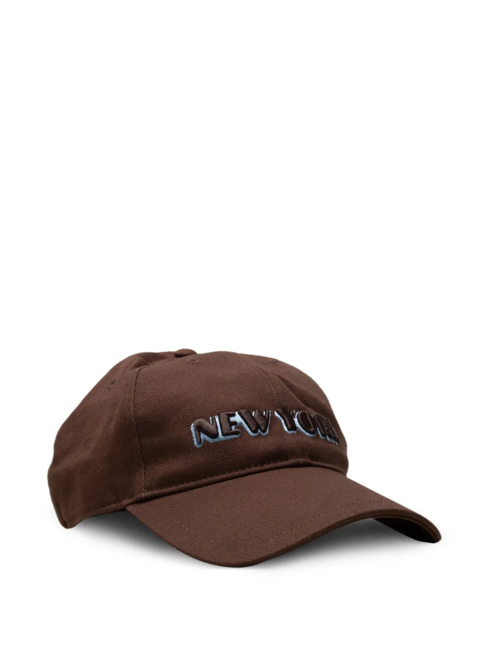 rag & bone New York-embroidery baseball cap - Marrone