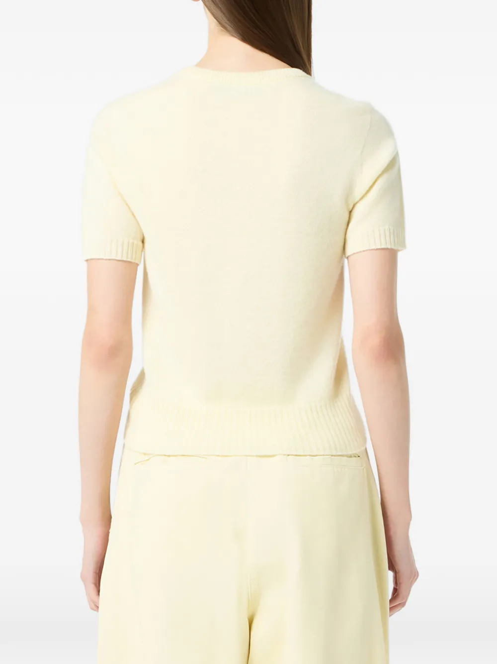 Blumarine Trui met korte mouwen Beige