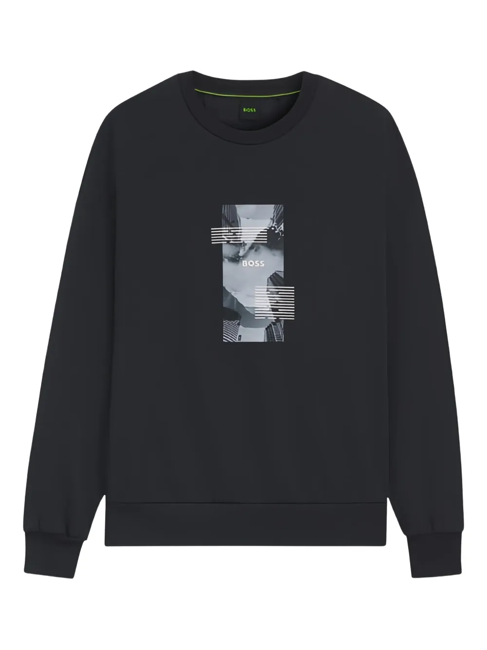 HUGO graphic-print sweatshirt | bleu | Image 1