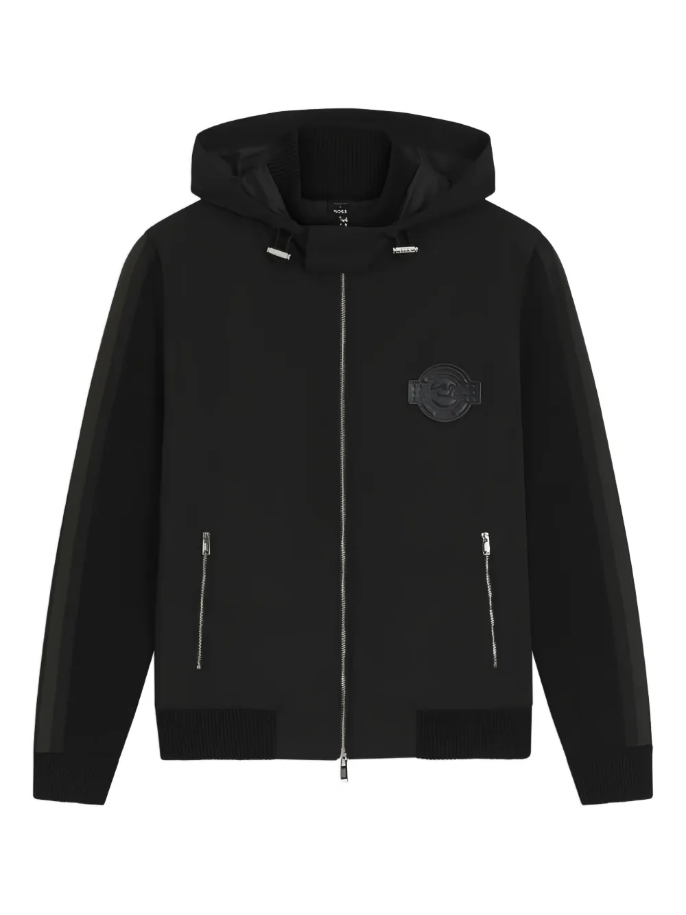 HUGO x Porsche zipped hoodie - Black
