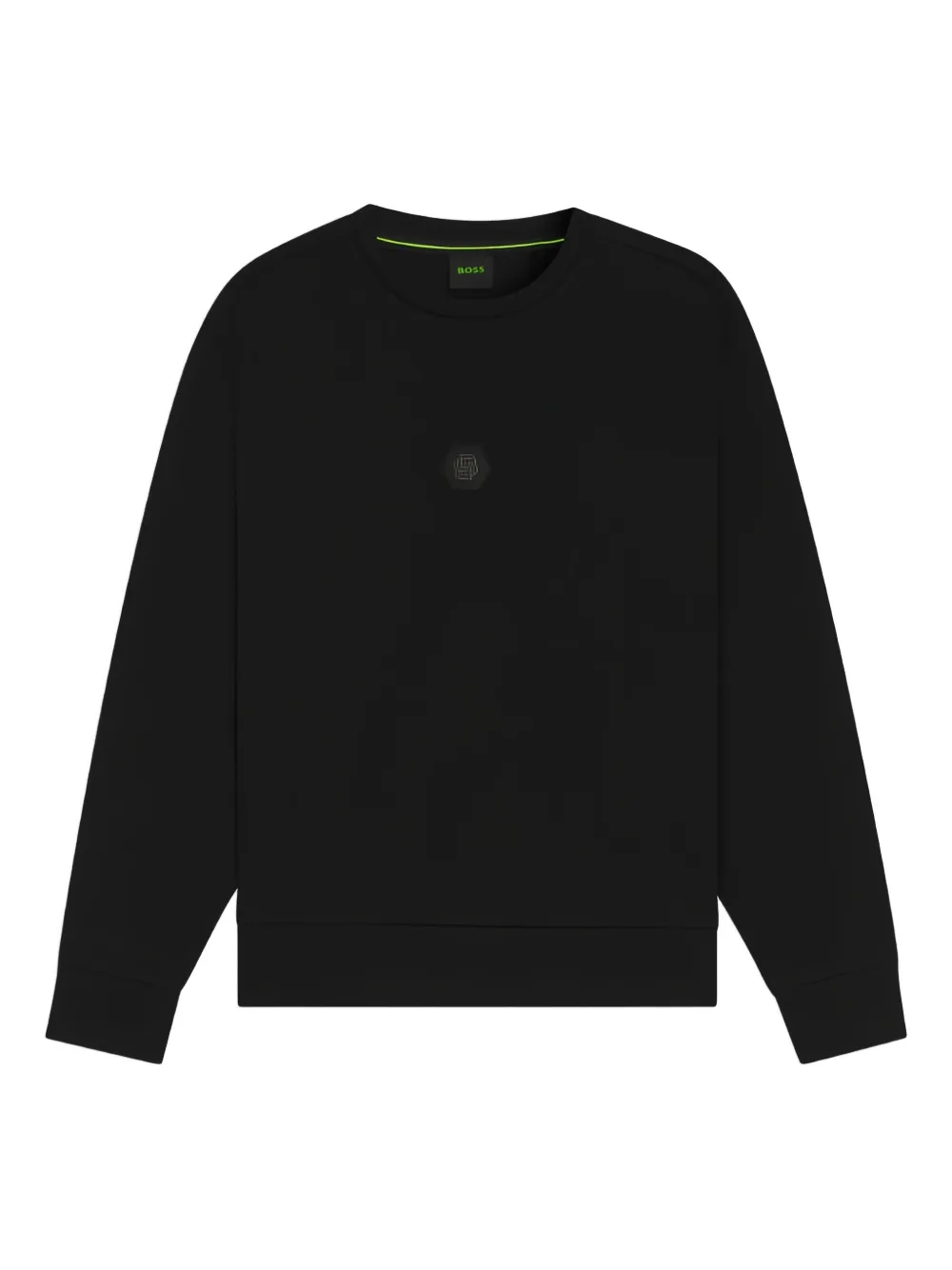 HUGO logo-patch sweatshirt | Black | Image 1