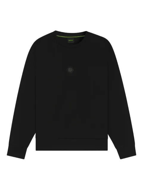 HUGO logo-patch sweatshirt