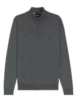 Zegna ハイネック ジップカーディガン | グレー | FARFETCH JP