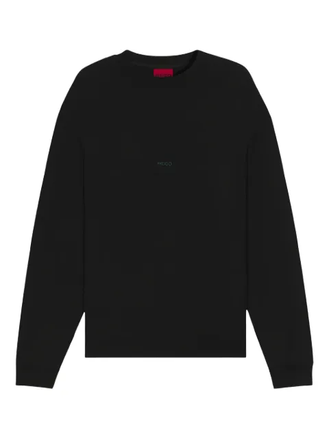 HUGO Damaze logo crew-neck sweatshirt