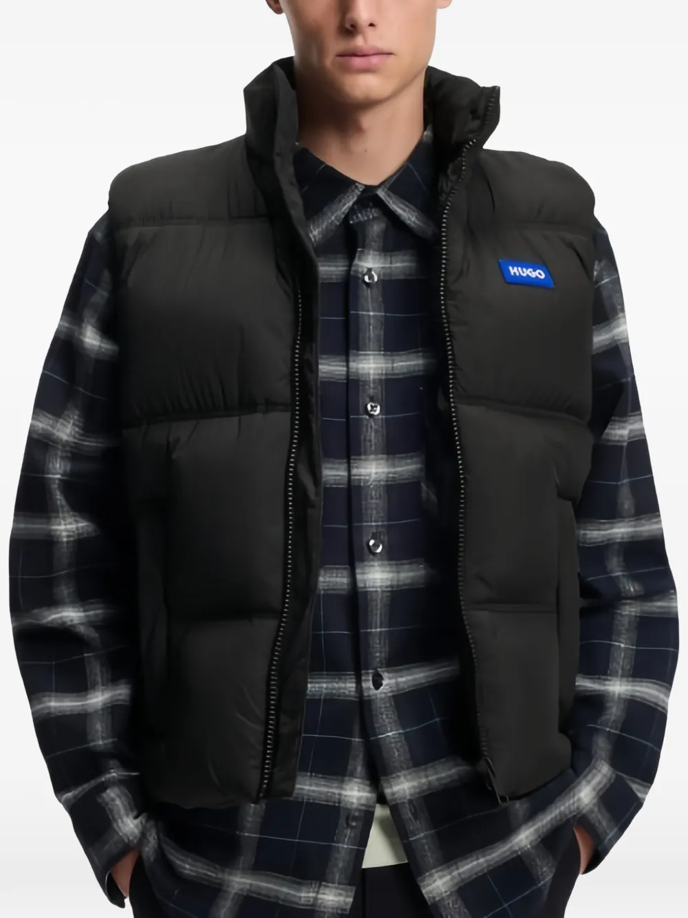 HUGO zipped quilted gilet | Waistcoats & Gilets | Image 2