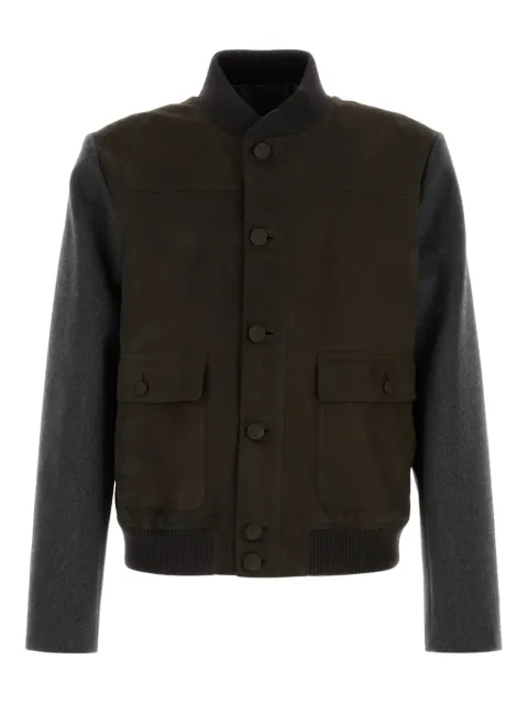 FENDI two-tone buttoned jacket