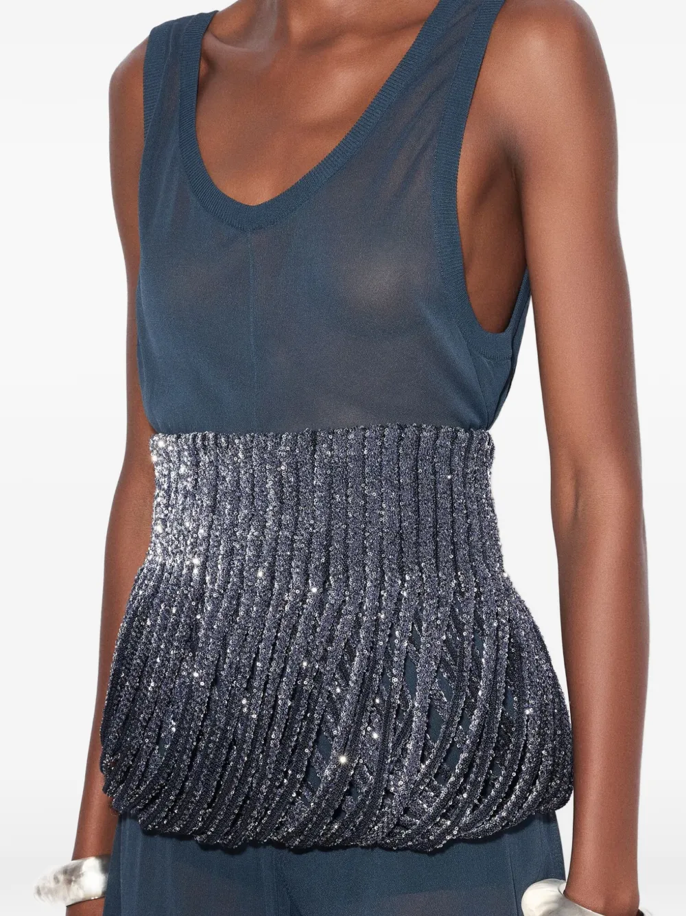 Embellished Woven Belt