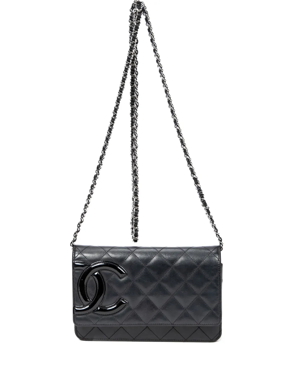 CHANEL Pre-Owned Portafoglio Cambon Ligne trapuntato 2012 - Nero