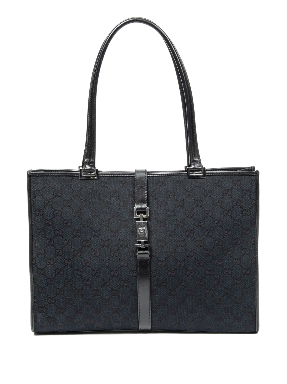 Gucci Pre-Owned Borsa tote in jacquard - Nero