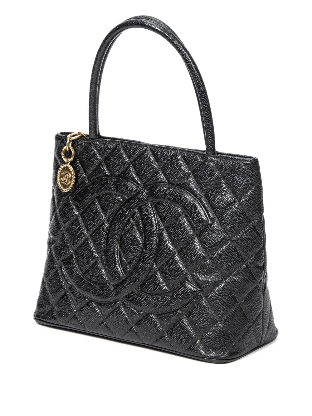 CHANEL Pre-Owned Borsa tote trapuntata - Nero