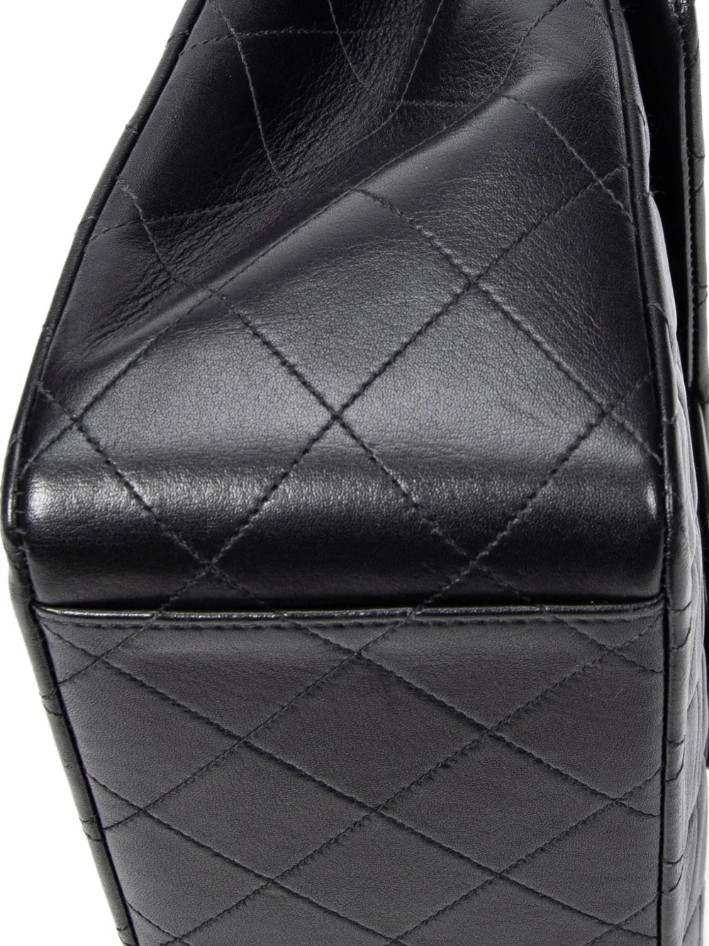 CHANEL Pre-owned 1994-1996 Maxi Jumbo Xl Quilted Crossbody Bag In Black