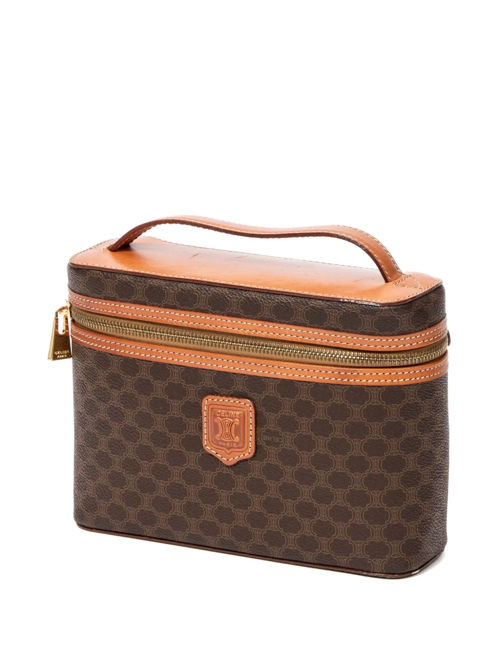Logo Patch Top Handle Bag