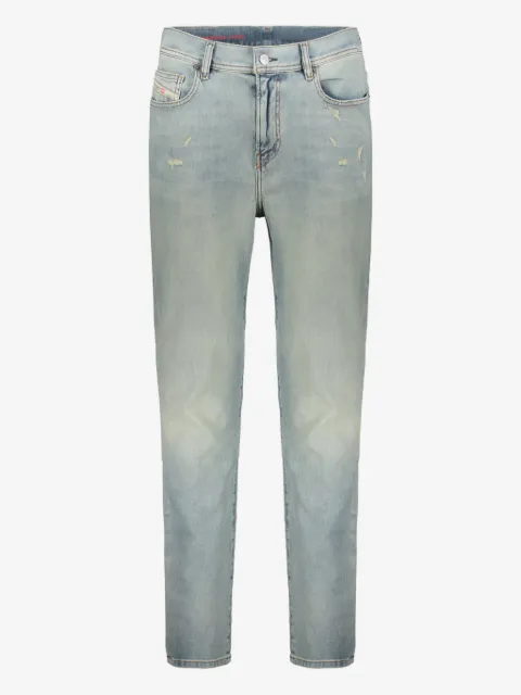 Diesel faded five-pocket jeans