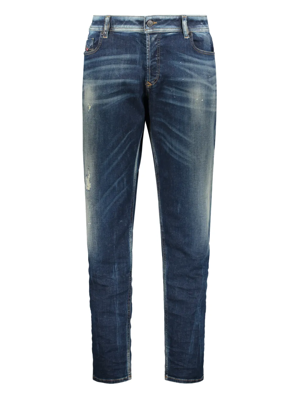 Diesel washed-effect skinny jeans - Blu