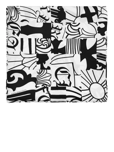 Chrome Hearts multi-element scarf