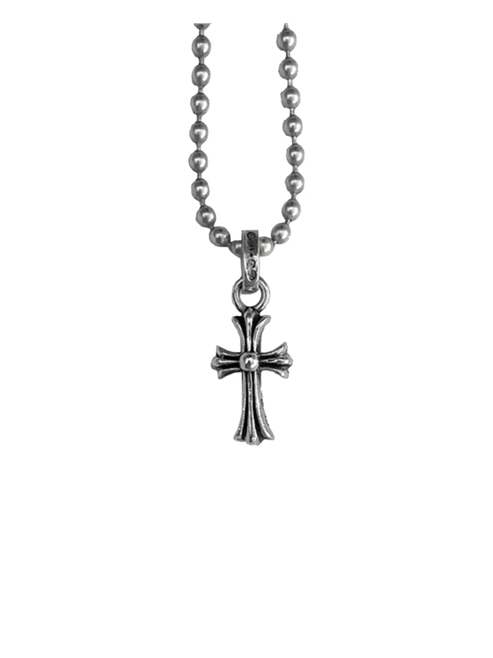 Chrome Hearts cross ball-chain pendant | argent | Image 1