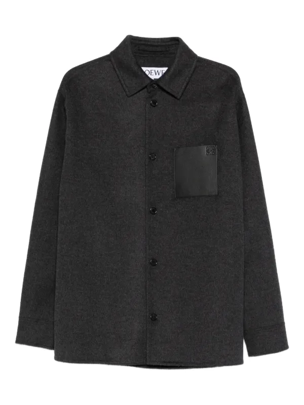 LOEWE ポケットディテール オーバーシャツ | グレー | FARFETCH JP