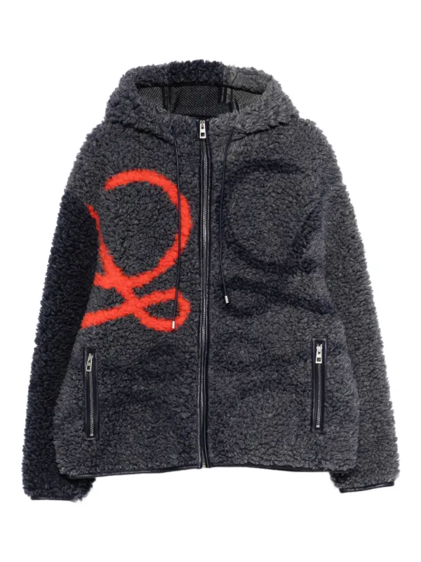 LOEWE フーデッド ジャケット | グレー | FARFETCH JP