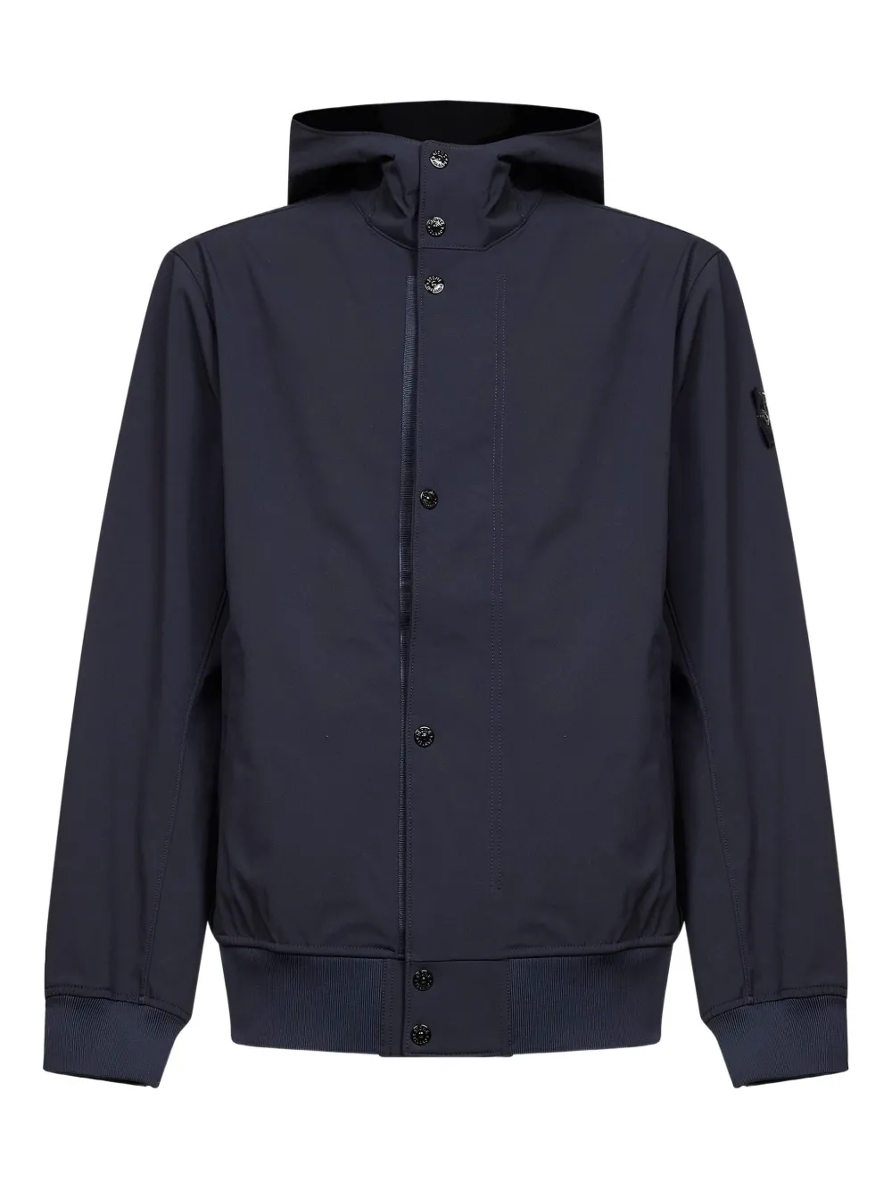 Stone Island hooded zip-up jacket | Blue | Image 1