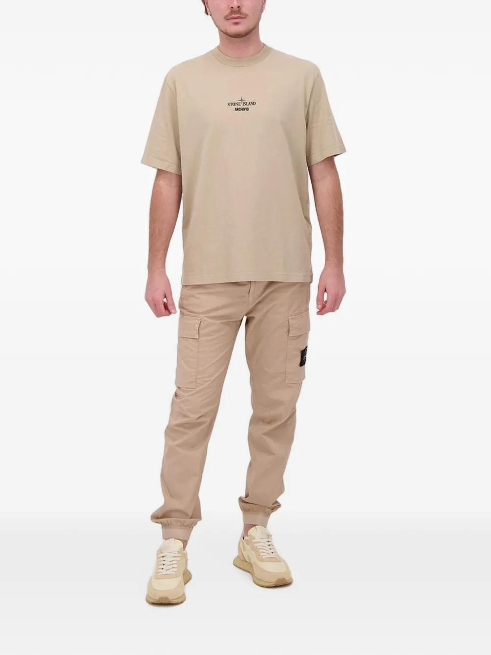 Stone Island Cargo broek Beige
