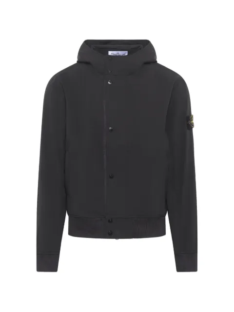 Stone Island chamarra con cierre y capucha