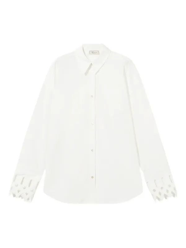 drop shoulder dress shirt Plus Size - Drop-Shoulder Button-Up Shirt