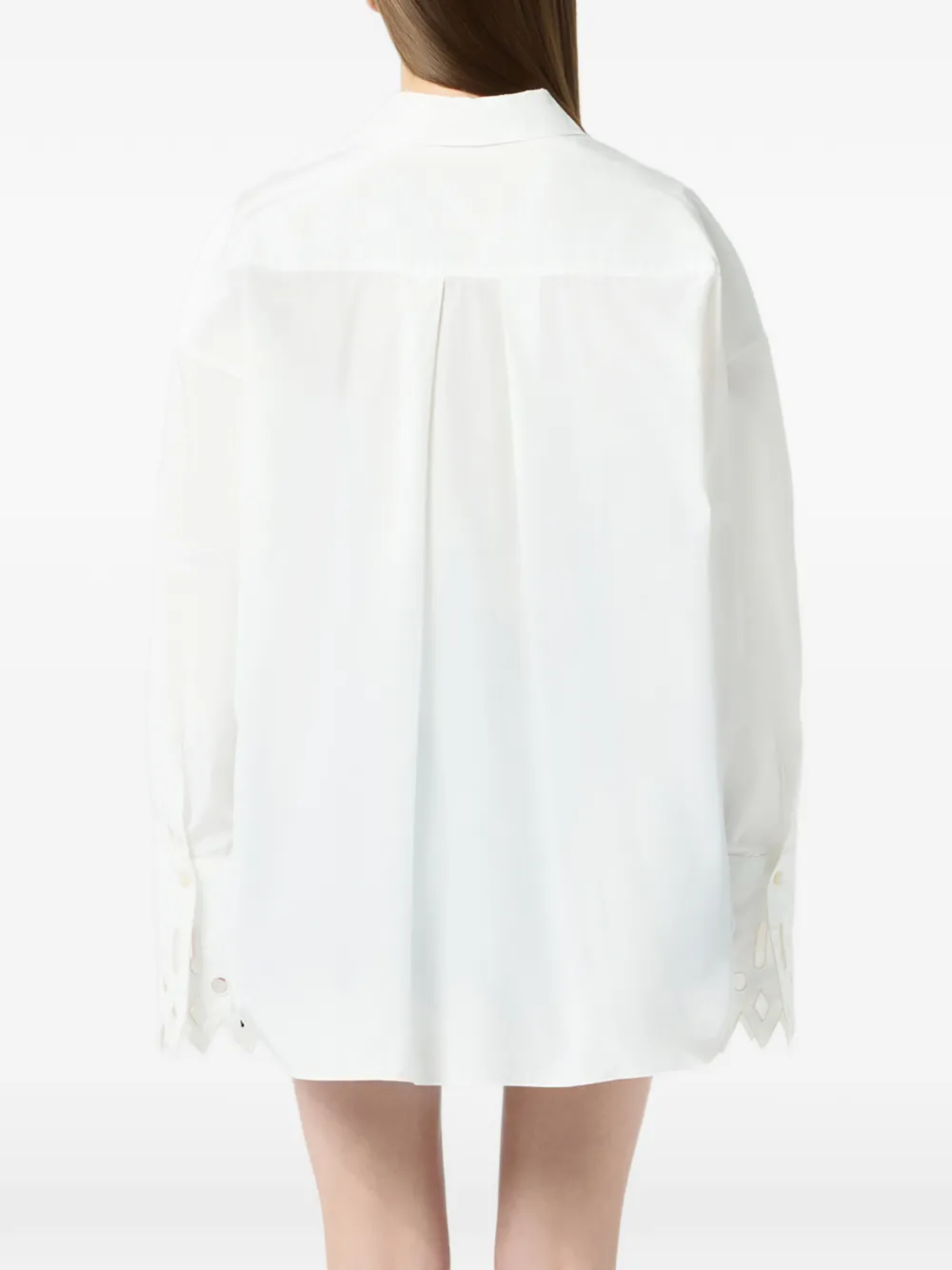 Blumarine Blouse met verlaagde schouders Wit