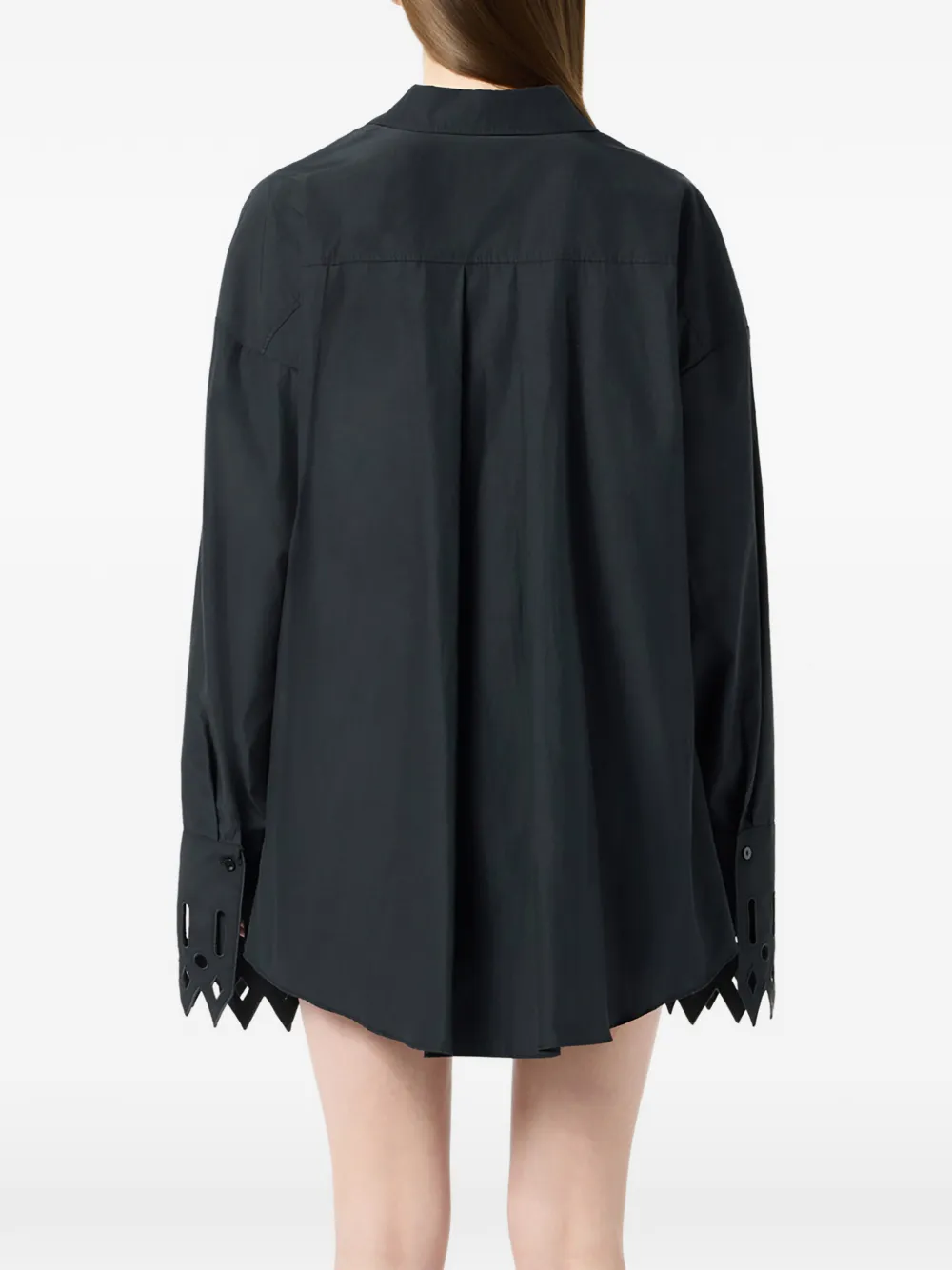Blumarine Blouse met opgestikte zak Zwart