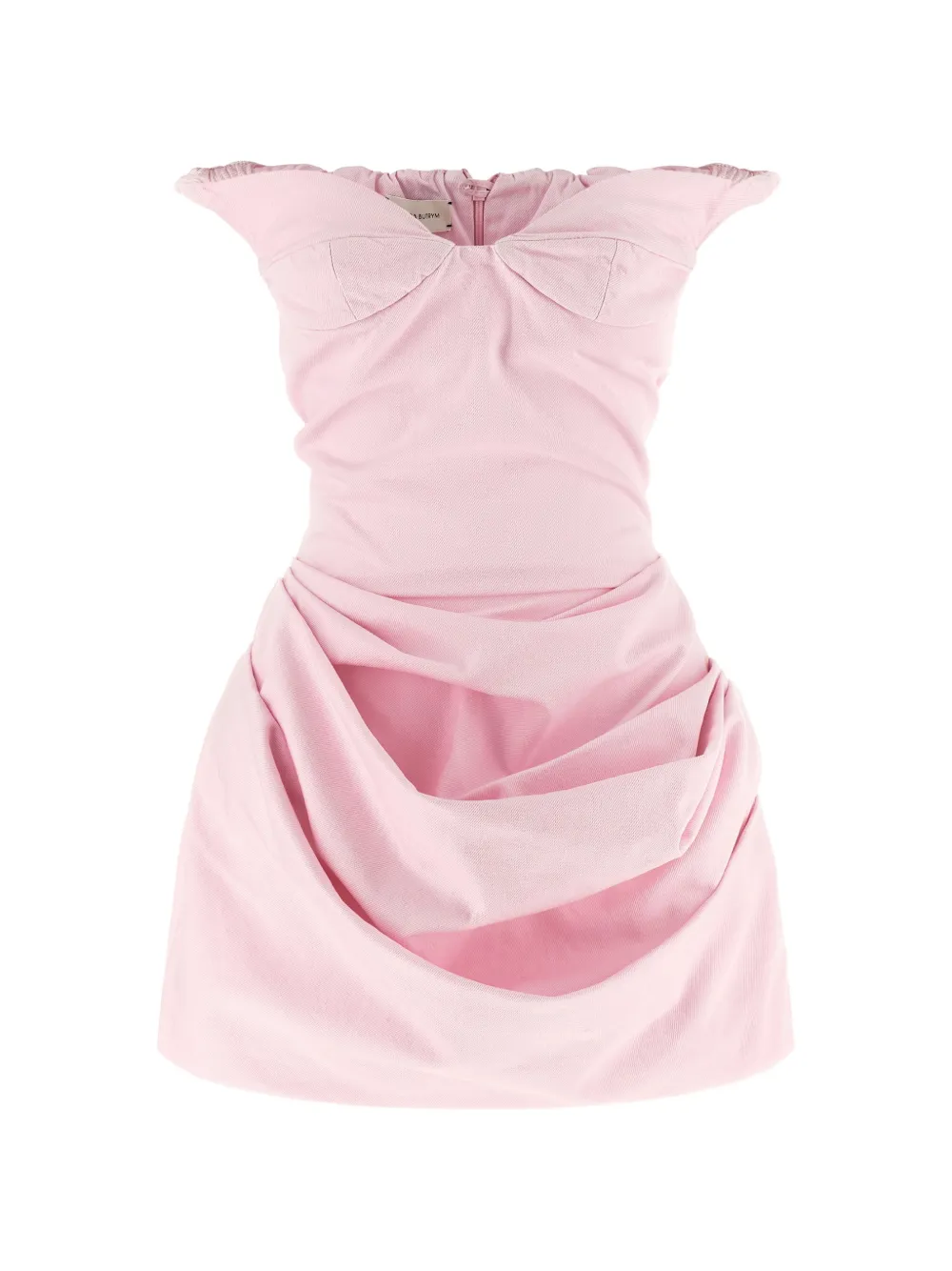 Magda Butrym off-shoulder ruched mini dress - Rosa