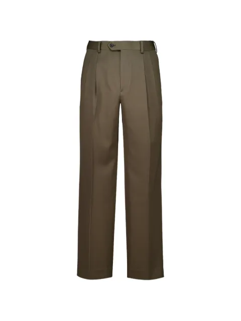 Auralee pleated wool trousers