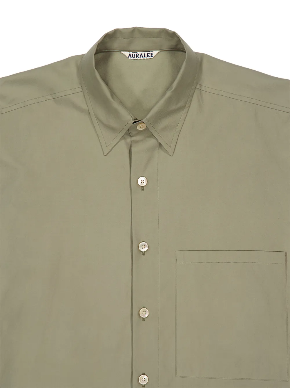  Auralee Camisa De Algodón - Verde 