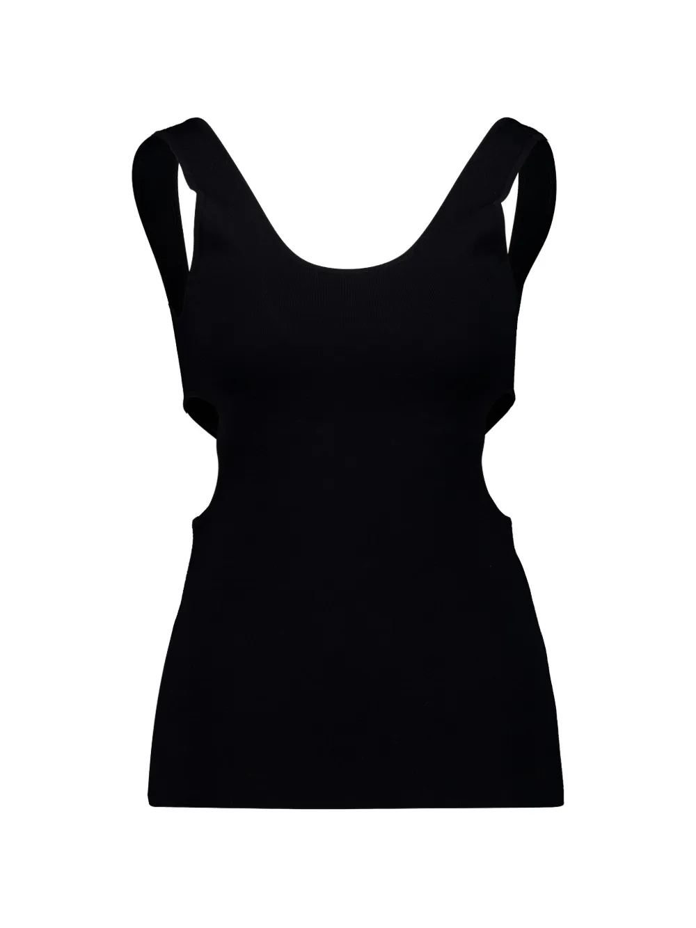 Auralee cut-out tank top - Nero
