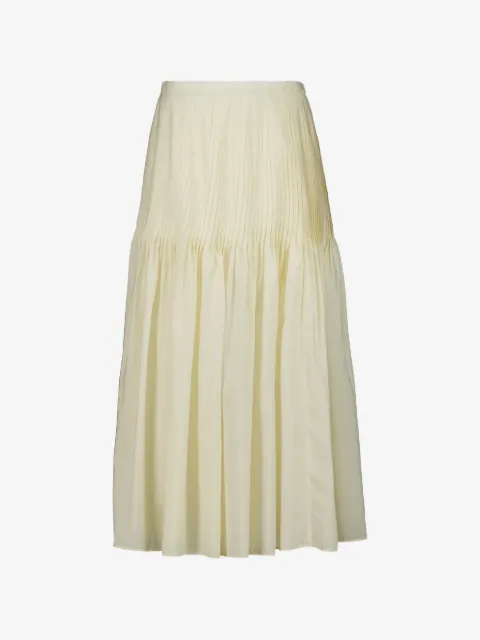 Auralee cotton maxi skirt