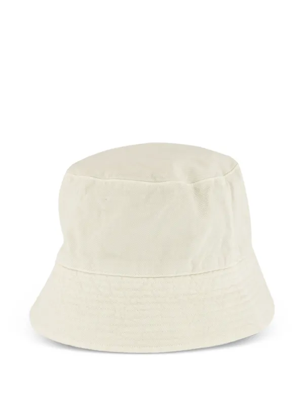 Auralee Cotton Bucket Hat in Neutrals