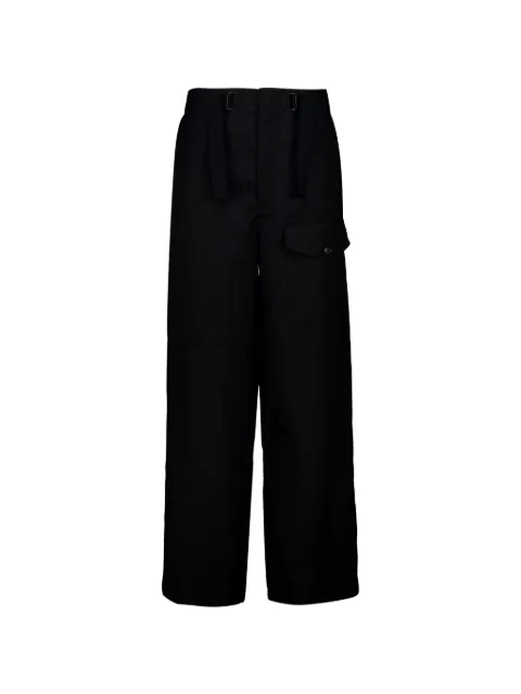 Auralee belted cargo pants